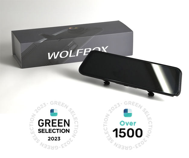 WOLFBOX G900 ミラー型ドライブレコーダー４K テレビを超越する美しさ 